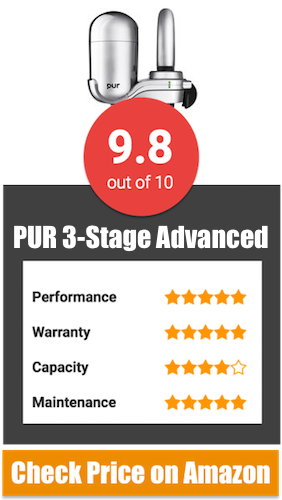 PUR 3 Stage Advanced Faucet Water Filter