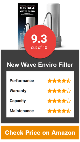 New Wave Enviro Filter Countertop Water Filter