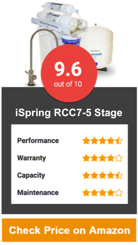 iSpring RCC7-5 Stage Reverse Osmosis Water Filter
