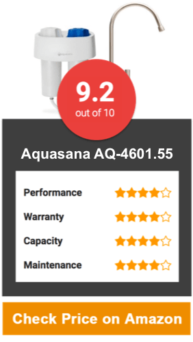 Aquasana AQ-4601.55 Premium Under Counter Water Filter