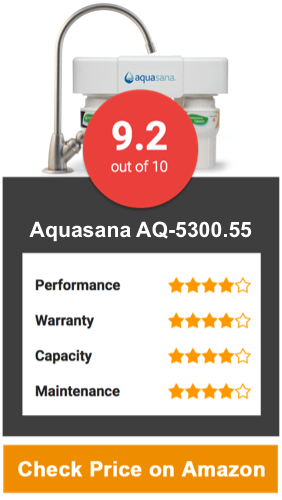 Aquasana AQ-5300.55 Under Counter Water Filter
