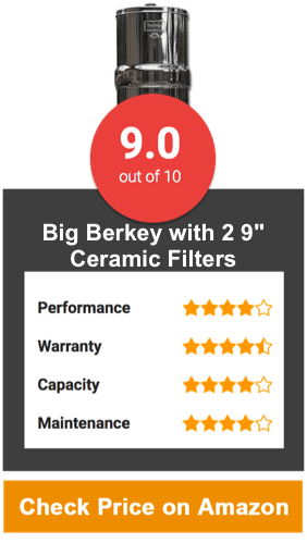 Big Berkey Water Filter System With 2 9 Ceramic Filters