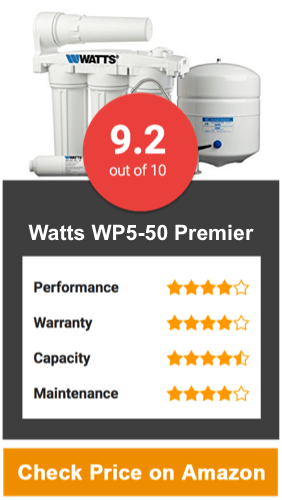 Watts WP5-50 Premier RO Water Filter
