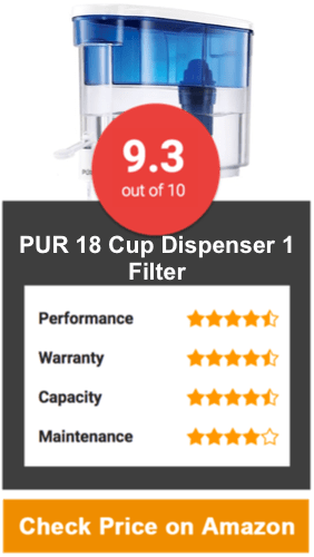 PUR 18 Cup Dispenser 1 Filter