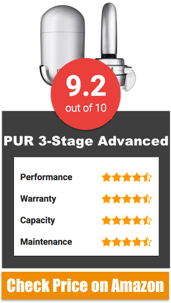 PUR 3 Stage Advanced Faucet Water Filter