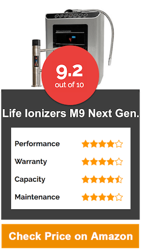 Life Ionizers M9 Next Gen. Countertop Water Ionizer