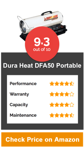 Dura Heat, DFA50 Portable Kerosene Forced Air Heater