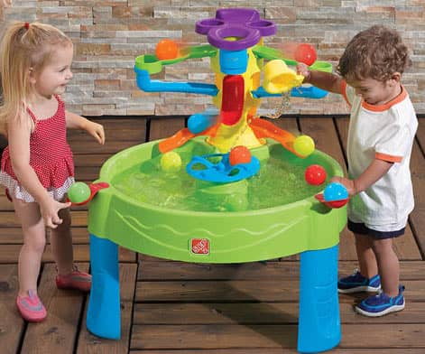 DIY Outdoor Water Table with Pump