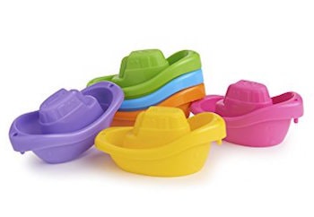 Munchkin Bath Toy, Little Boat Train, 6 Count