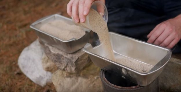 Step-2: Pour Some Sand